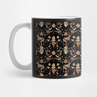 Black and Pink Woodsman Mug